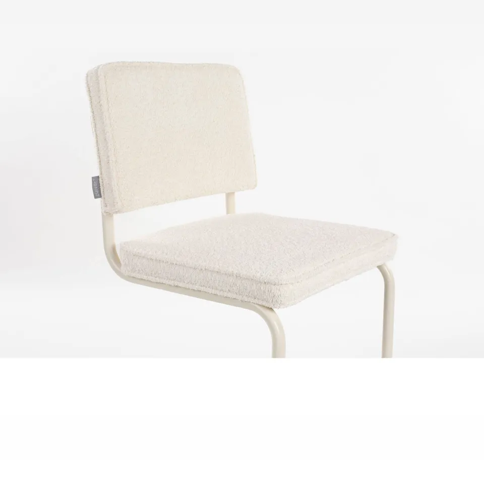 Zuiver Ridge Kink Soft eetkamerstoel wit, foto 6