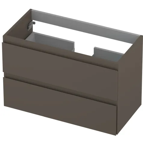 Ink onderkast 2 laden greeploos mat taupe
