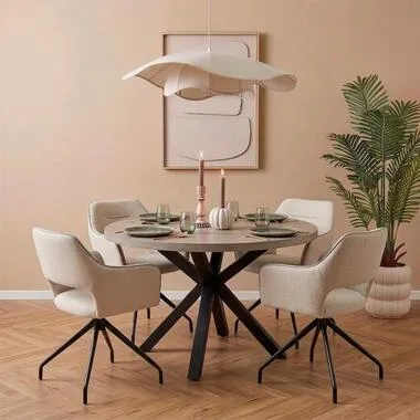 Kwantum Masone eetkamerstoel beige, foto 3