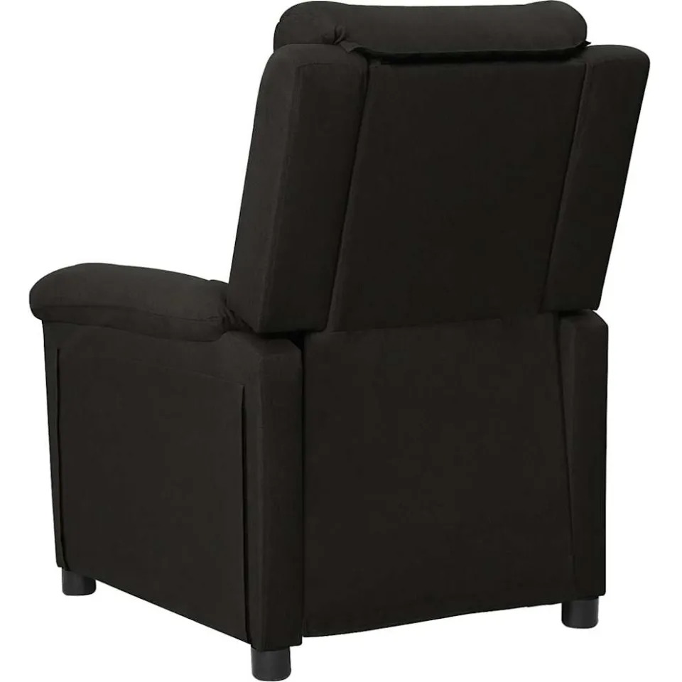 vidaXL Massagestoel elektrisch stof zwart, foto 4