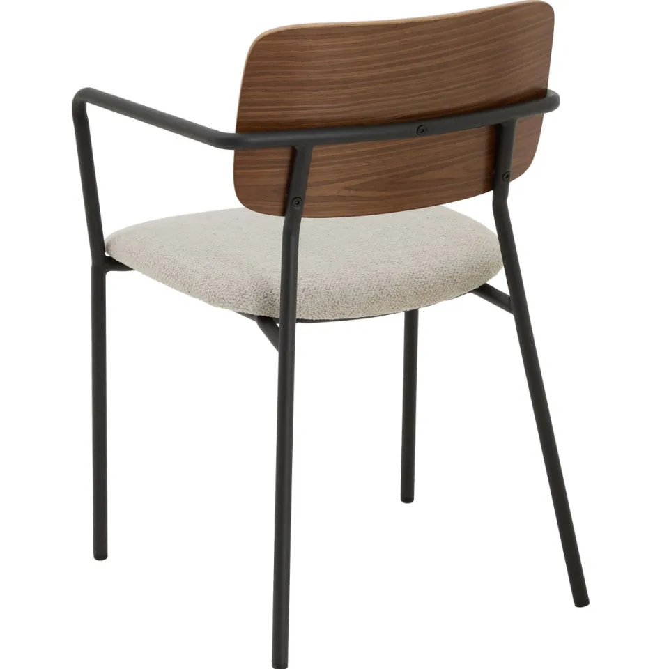 NOUS Living Nadin eetkamerstoel beige, foto 5