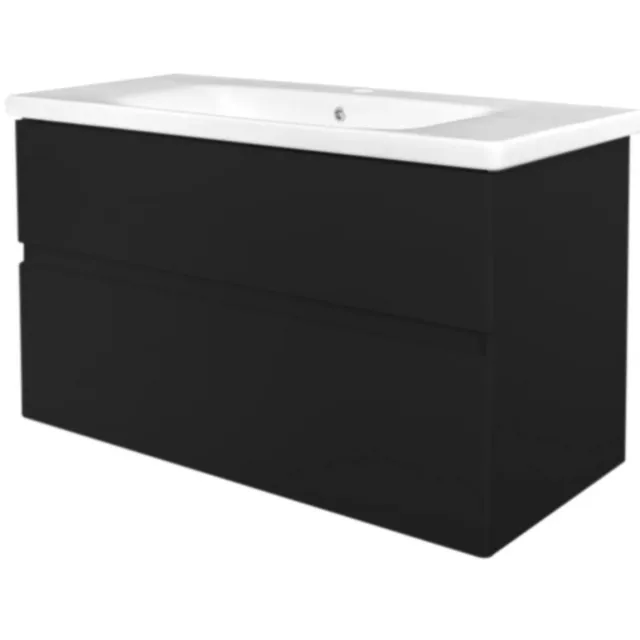 Best Design Badkamermeubel Best Design Quick Greeploze 80 cm Mat Zwart
