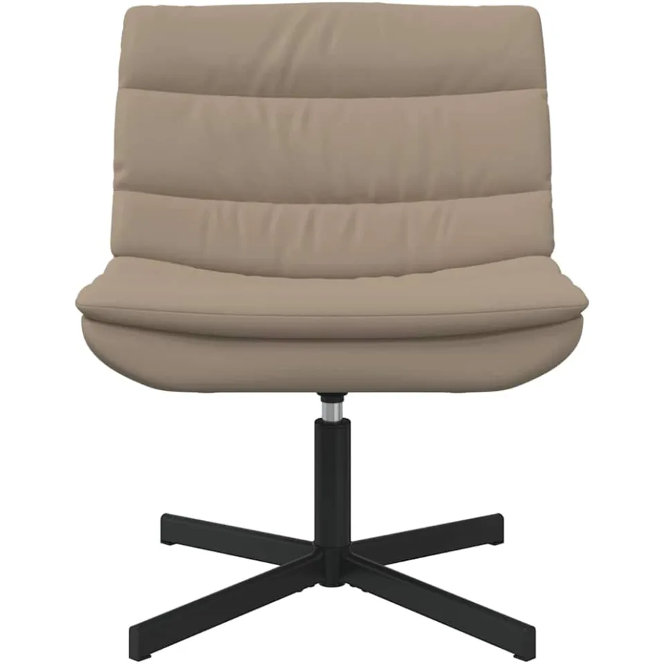 vidaXL Draaistoel Cappuccino 63 x 75 x 76 cm Kunstleer bruin, foto 4