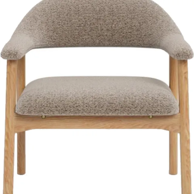 Giga Living Decoratie Ster met Standaard - Teakhout - 82x12x88cm - SenS-Line beige