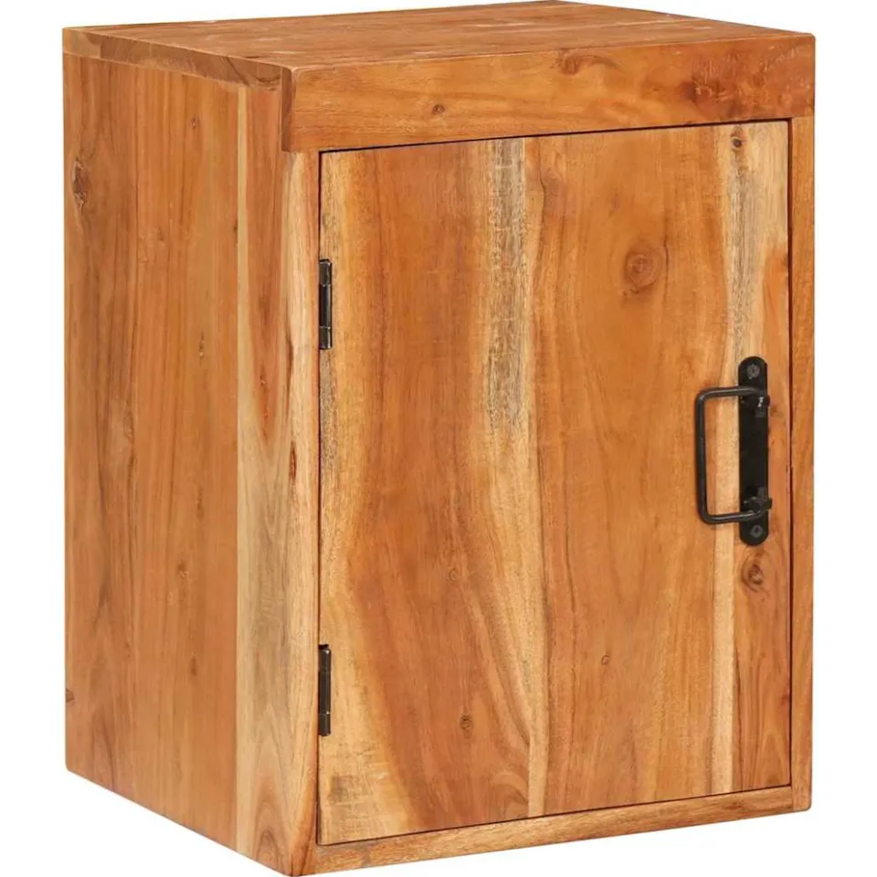 vidaXL Nachtkastje 2 st Bruin 35 x 33 x 48 cm Massief Hout Acacia, foto 3