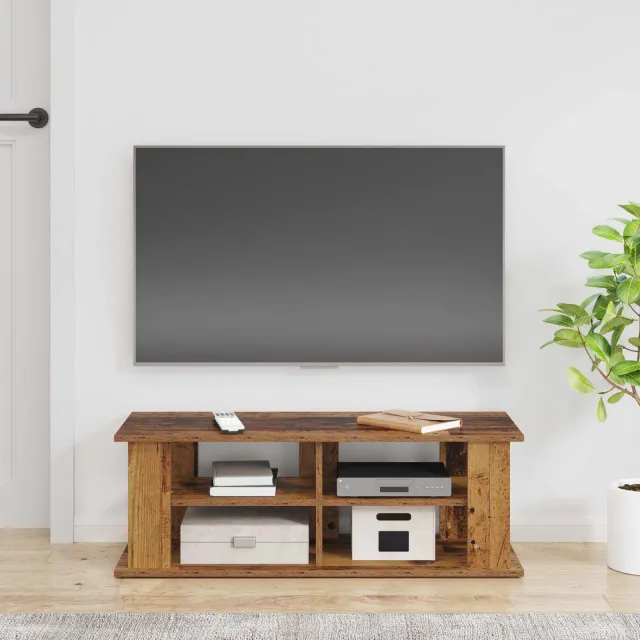 vidaXL TV-standaard 96 x 35 x 33,5 cm Oudhout Bruin