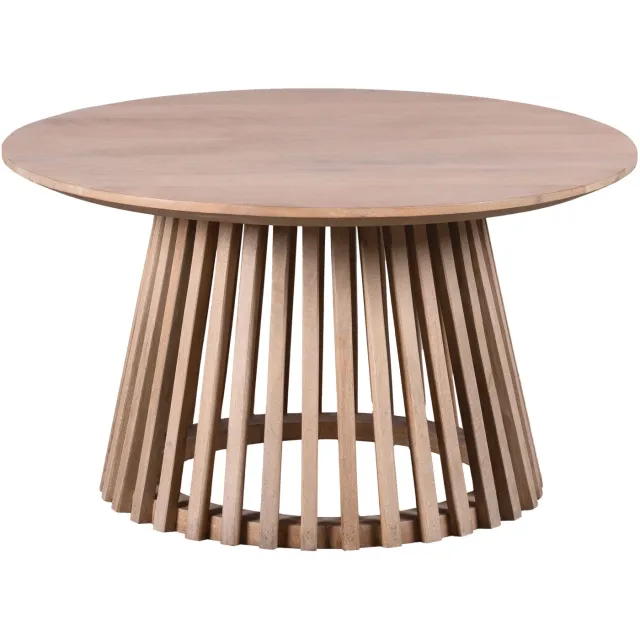 Lewis & Loft Salontafel Levi - FSC mangohout - Rond 70 - Naturel