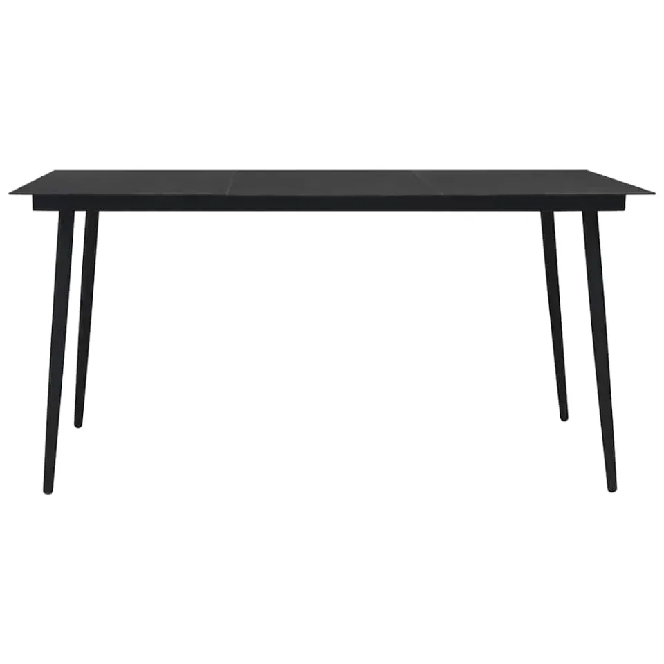 vidaXL 5-delige Tuinset poly rattan en glas bruin, foto 4