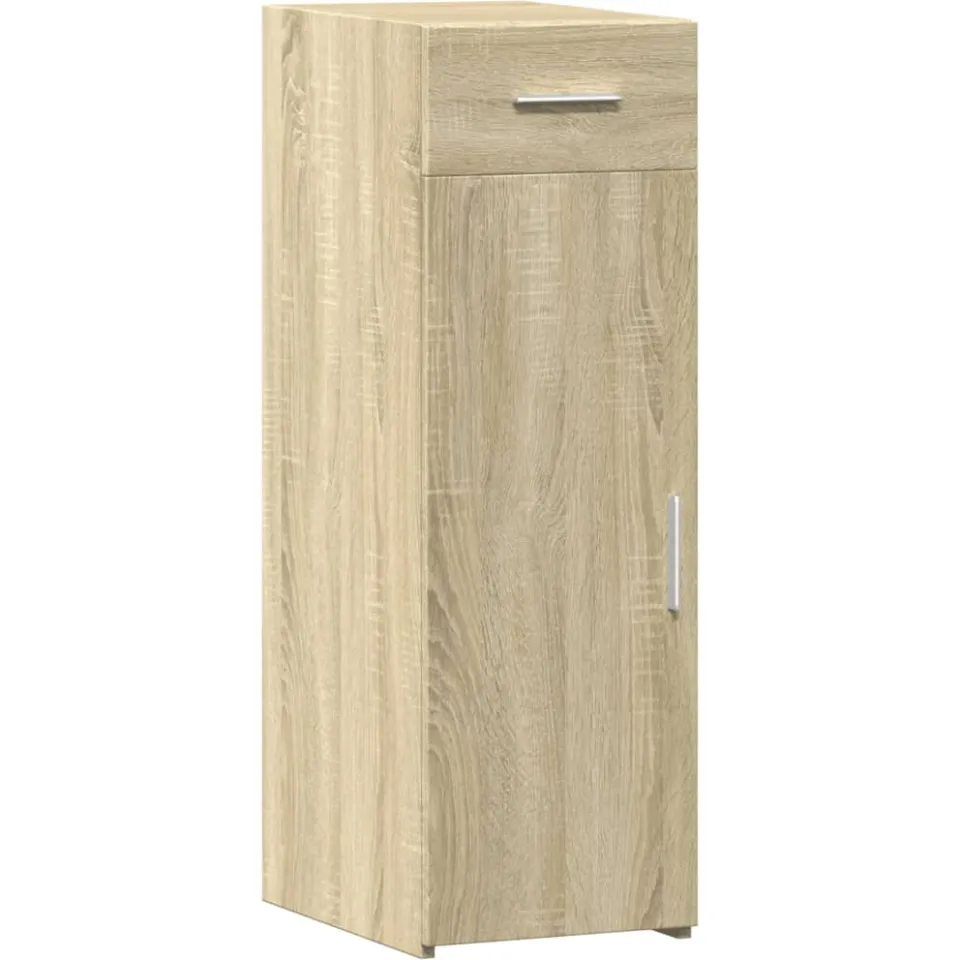 vidaXL Dressoir 30x42,5x93 cm bewerkt hout sonoma eikenkleurig, foto 3