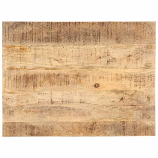 vidaXL Tafelblad 25-27 mm 80x60 cm massief mangohout Bruin