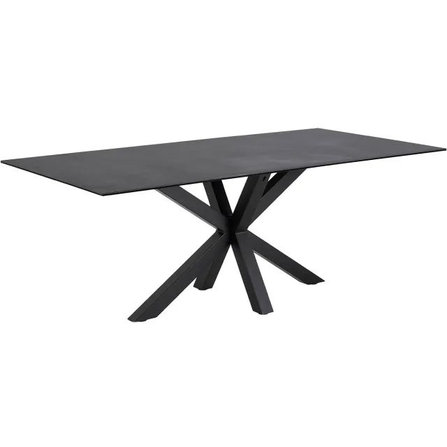 Wehkamp Home eetkamertafel Ricci (100x200 cm) Zwart