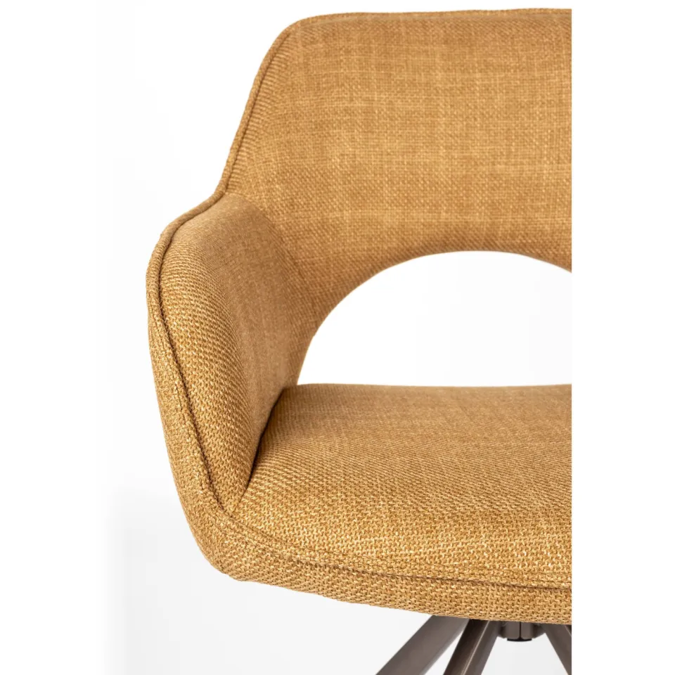 Housecraft Living Toye eetkamerstoel set van 2 geel, foto 7