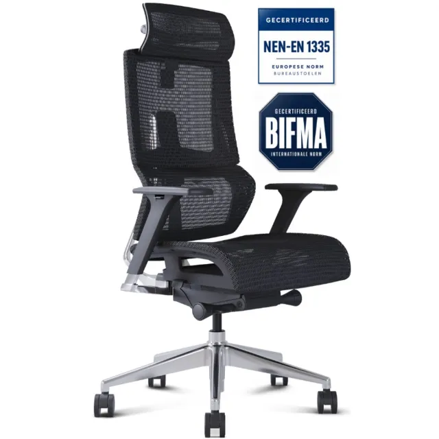 Stane Elite Mesh Ergonomische Bureaustoel - Office Chair - Bureaustoelen voor Volwassenen - NEN-EN1335