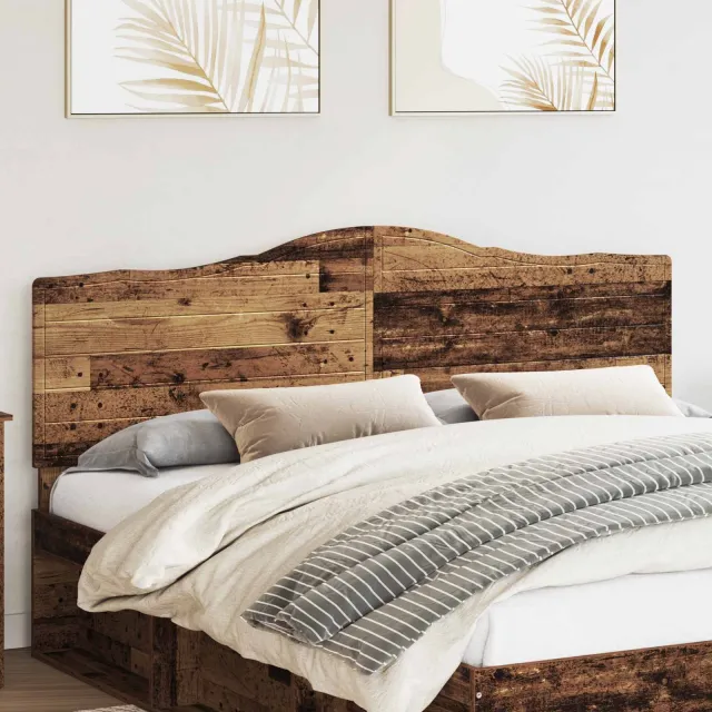 vidaXL Hoofdbord Oud Hout Bewerkt hout Bruin