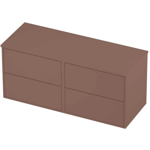 Proline Deck Badmeubelset Voor Grepen Symmetrisch Kader 120x46x54 cm Beauty Blush Rosé Goud