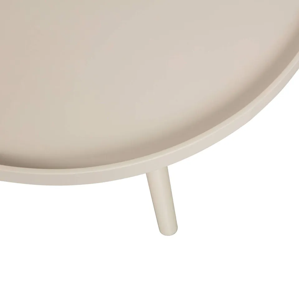 WOOOD Mesa Bijzettafel L - Hout - Antique Beige - 34x60x60, foto 4