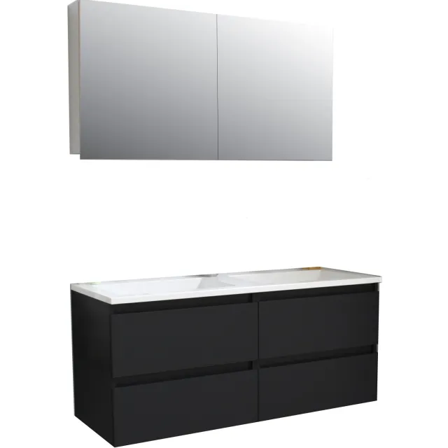 Boss & Wessing BWS Pepper badmeubelset mat zwart