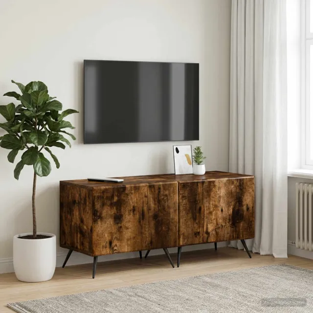 vidaXL Tv-meubel Gerookt eiken Bewerkt hout, foto 2