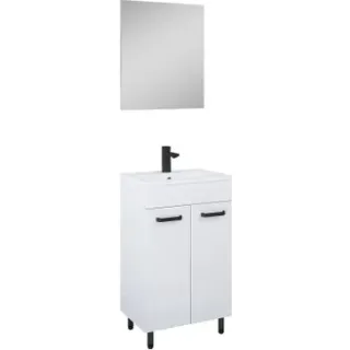 Royo Ava 50 2d Badmeubelset Wit En Zwart