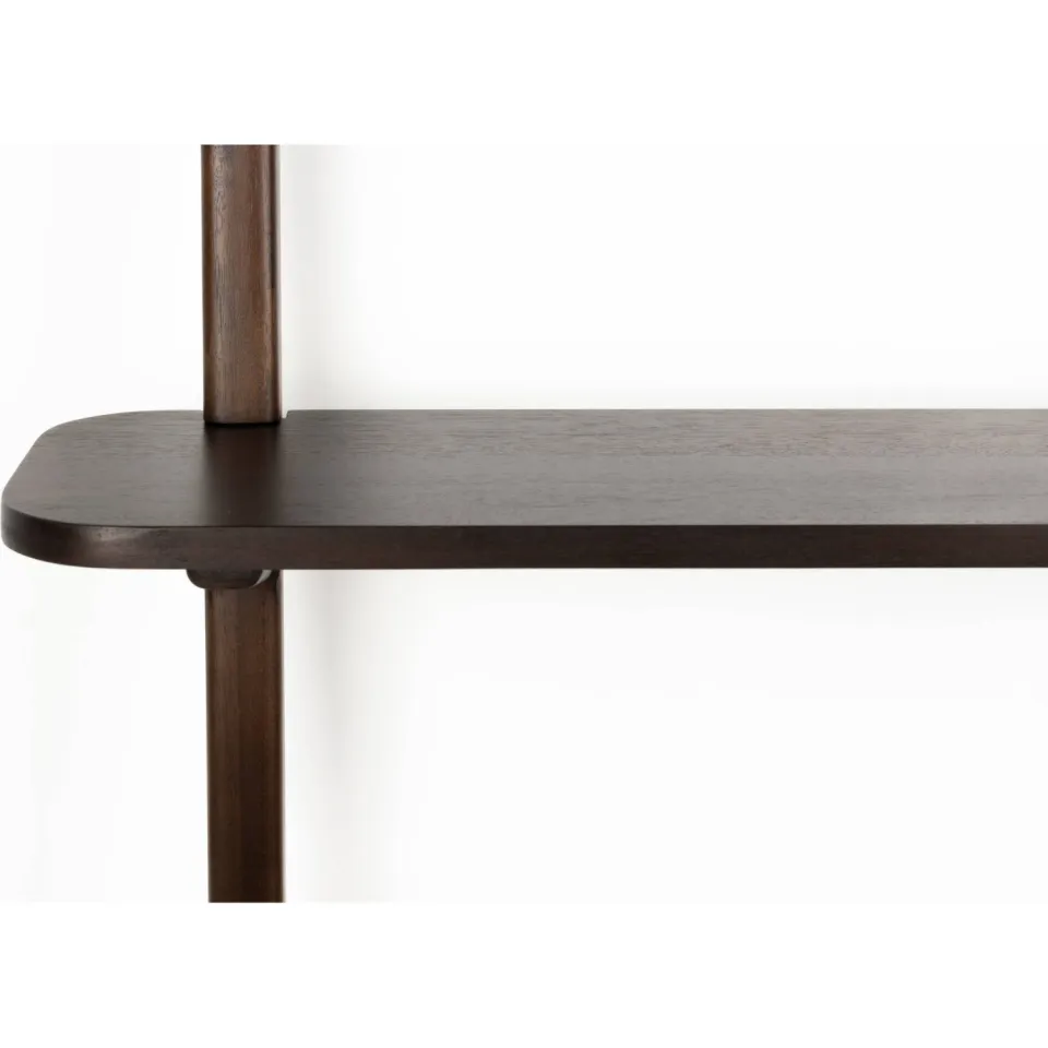 Zuiver Hogar Wandkast/ Wandplanken Donkerbruin bruin, foto 6