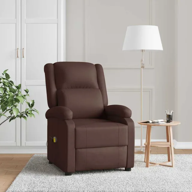 vidaXL Massagestoel kunstleer rood, foto 2