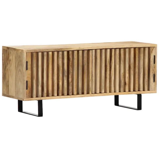 vidaXL Tv-meubel 90x30x40 cm massief mangohout Bruin