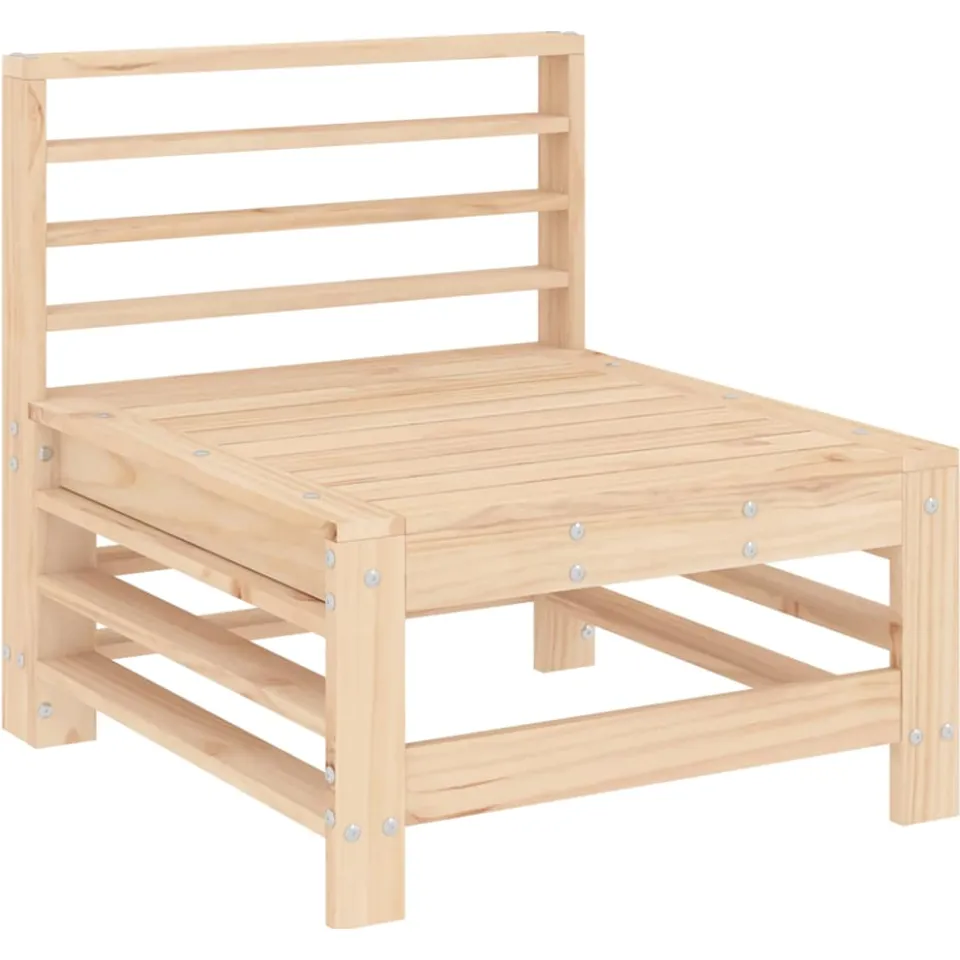 vidaXL 7-delige Loungeset massief grenenhout bruin, foto 4