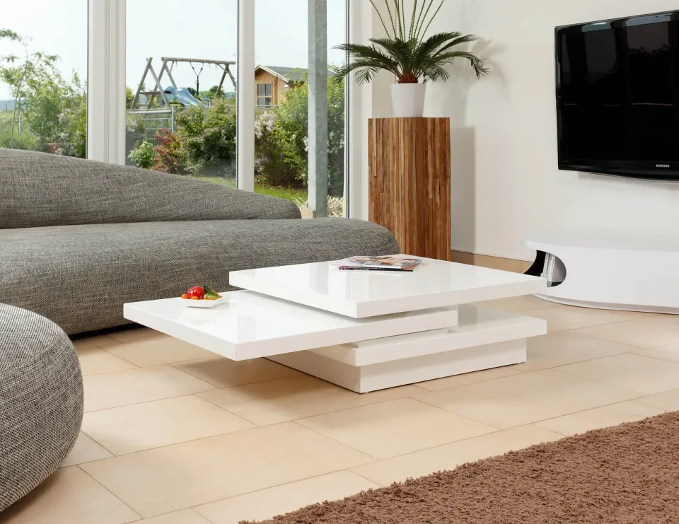 salontafel Gina hoogglans wit, foto 2