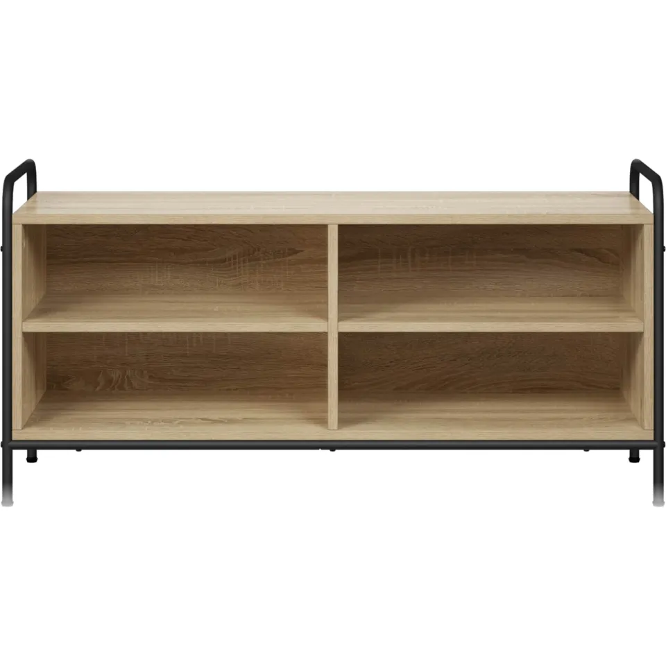 vidaXL Tv-meubel 140 x 39,5 x 50 cm Sonoma Eiken Bewerkt hout Bruin