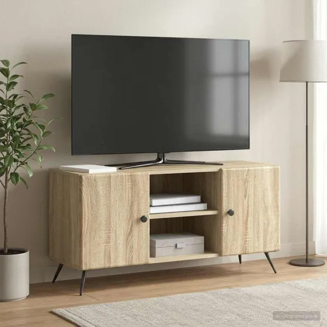 vidaXL TV-kast 102 x 34,5 x 50 cm Sonoma Eiken Bewerkt hout, foto 2