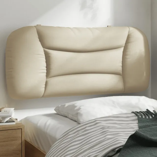 vidaXL Hoofdbordkussen "Hvar" 80 cm stof crèmekleurig
