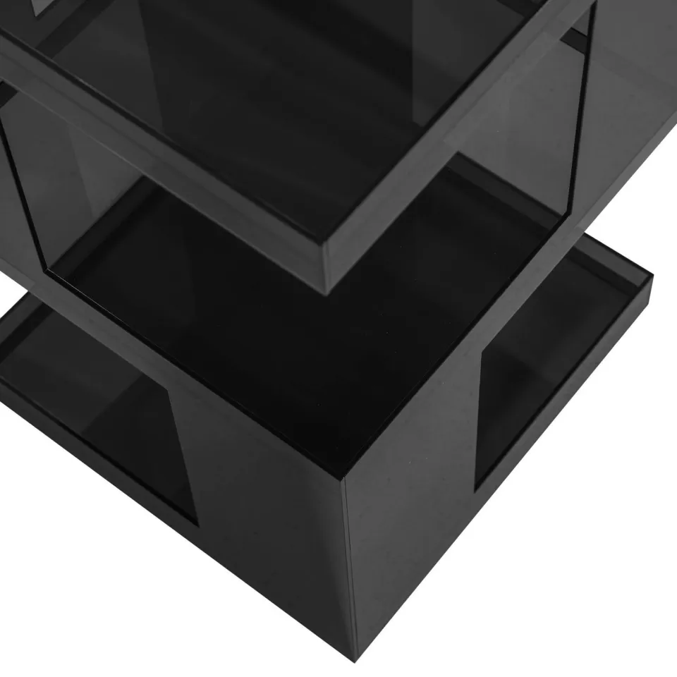 WOOOD Noro bijzettafel acryl zwart, foto 8