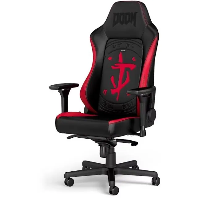 Noblechairs Hero Doom Edition gamestoel zwart rood