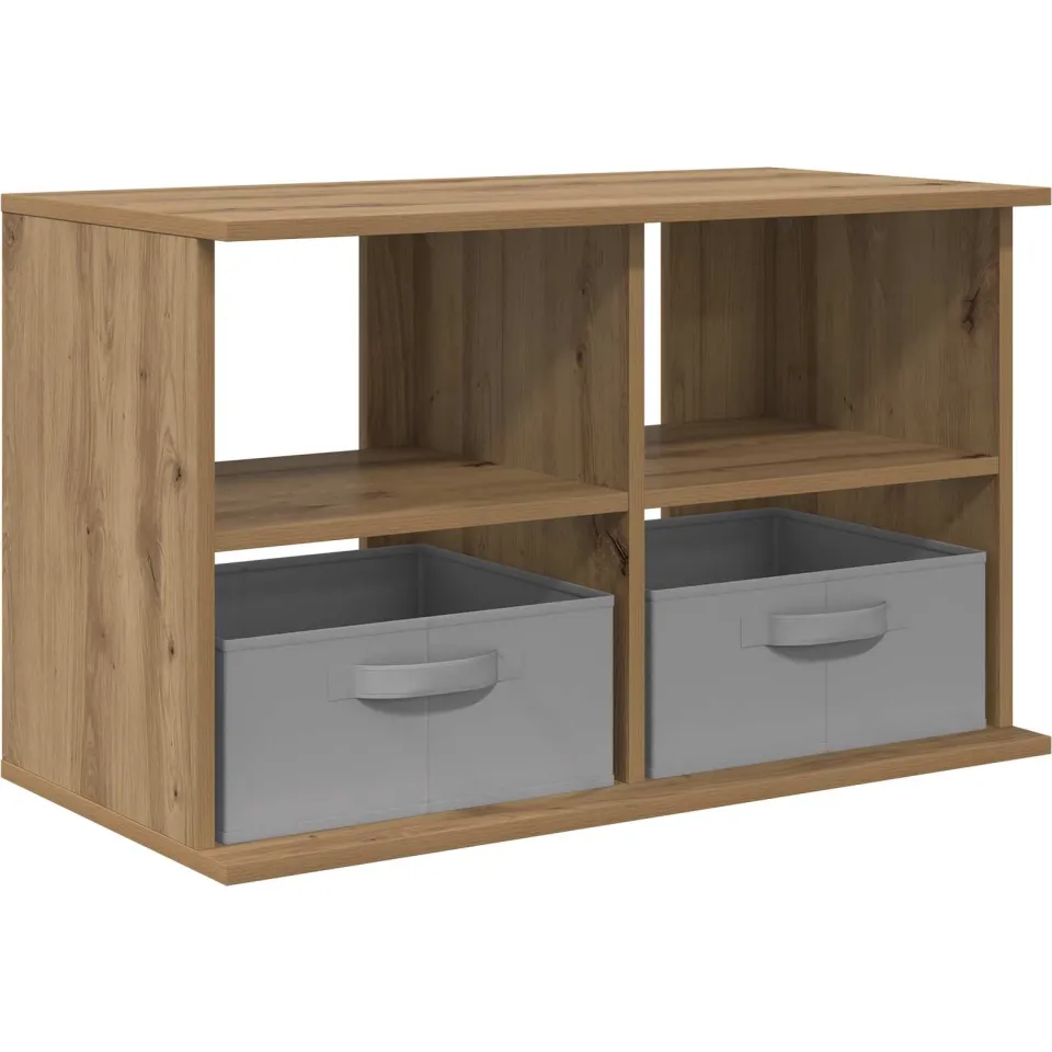 vidaXL TV-standaard 79 x 40 x 48 cm Artisan Eiken, foto 3