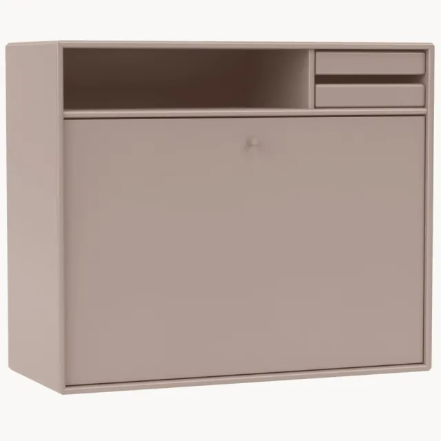 Montana Furniture Handgemaakt wandbureau Studio Beige