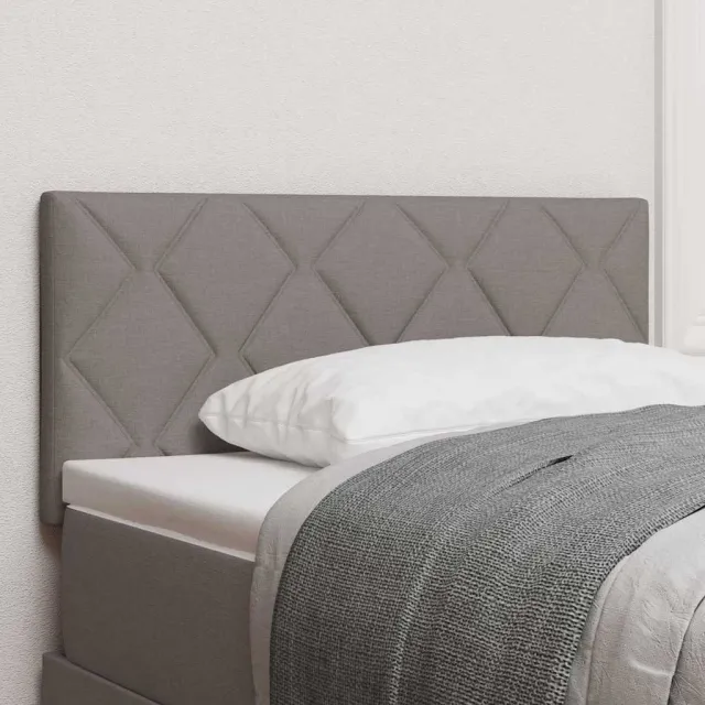 vidaXL LED Hoofdbord Taupe Stof