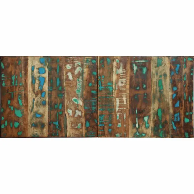 vidaXL Hoofdbord 120 cm massief gerecycled hout meerkleurig