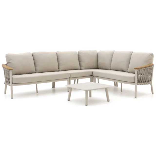 Bellagio tuinmeubelen Bellagio Birgi Novo hoek loungeset 5-delig Taupe