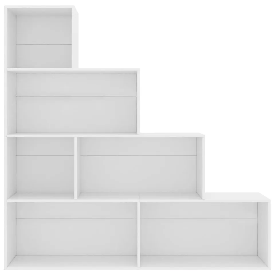 vidaXL Boekenkast/kamerscherm 155x24x160 cm bewerkt hout wit