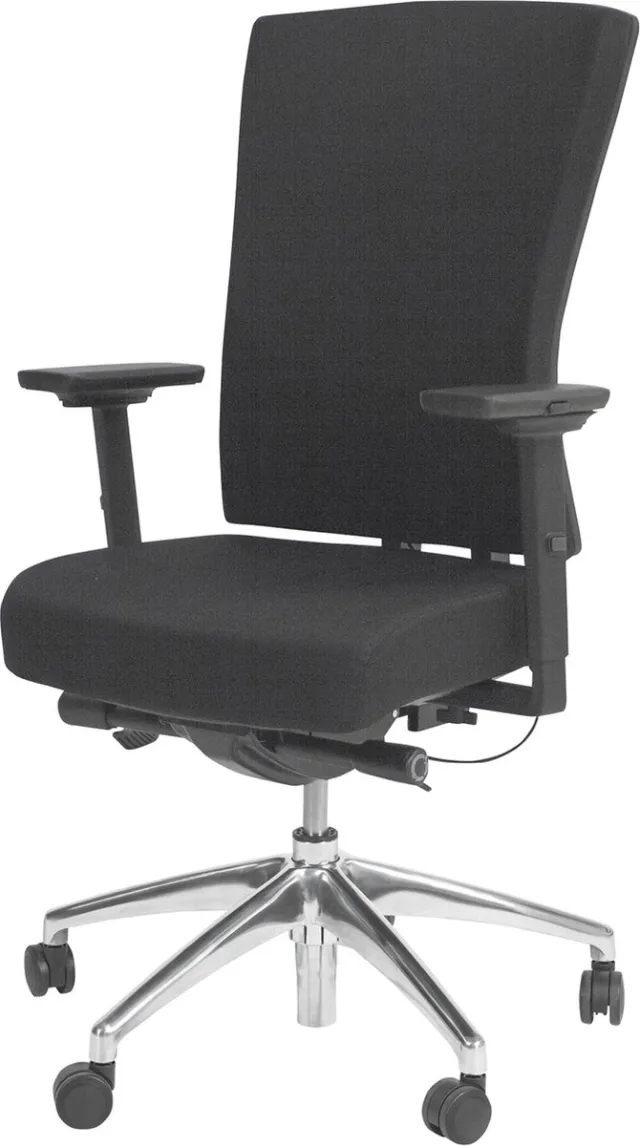 Schaffenburg serie 300 NEN Comfort ergonomische bureaustoel met zwart voetkruis en 5 jaar volledige garantie op alle bewegende delen