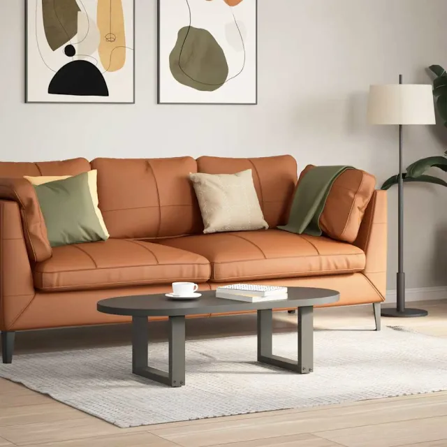 vidaXL Salontafelpoten 2 st U-vormig 40x(30-31) cm staal naturel Bruin