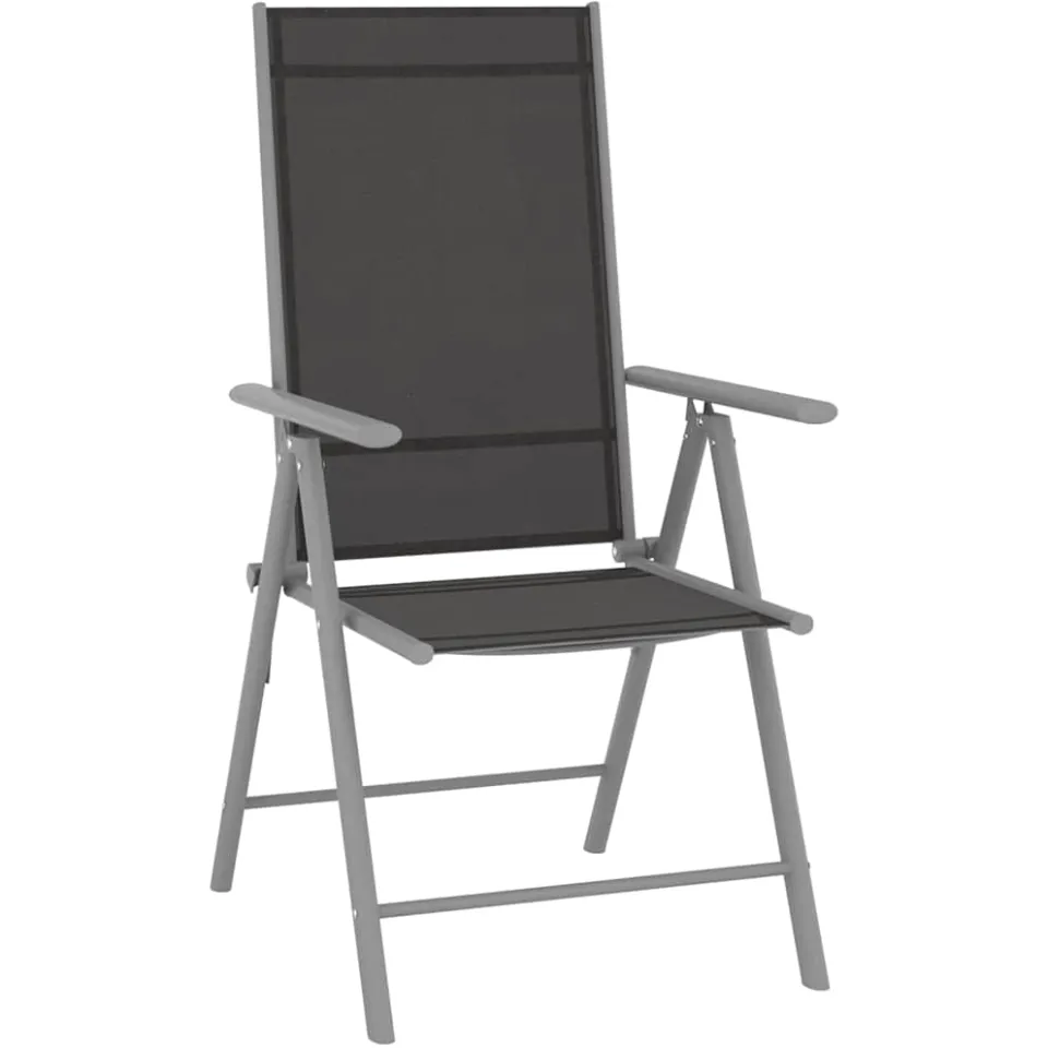 vidaXL 10-delige Tuinset zwart en zilverkleurig, foto 2