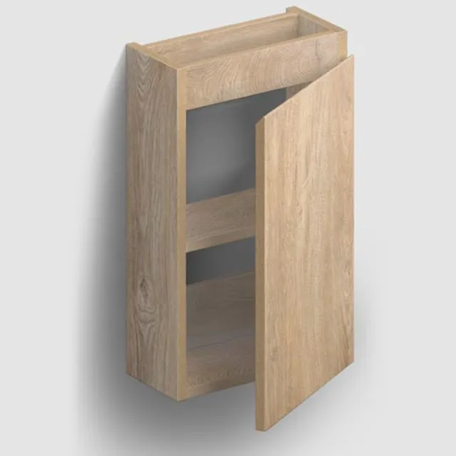 Clou Flush 3 fonteinkast met deur grieks eiken