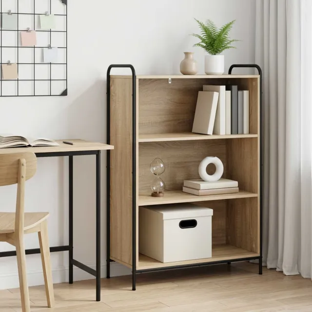vidaXL Boekenkast 55,5 x 33 x 174 cm Bewerkt hout Sonoma Eiken, foto 2