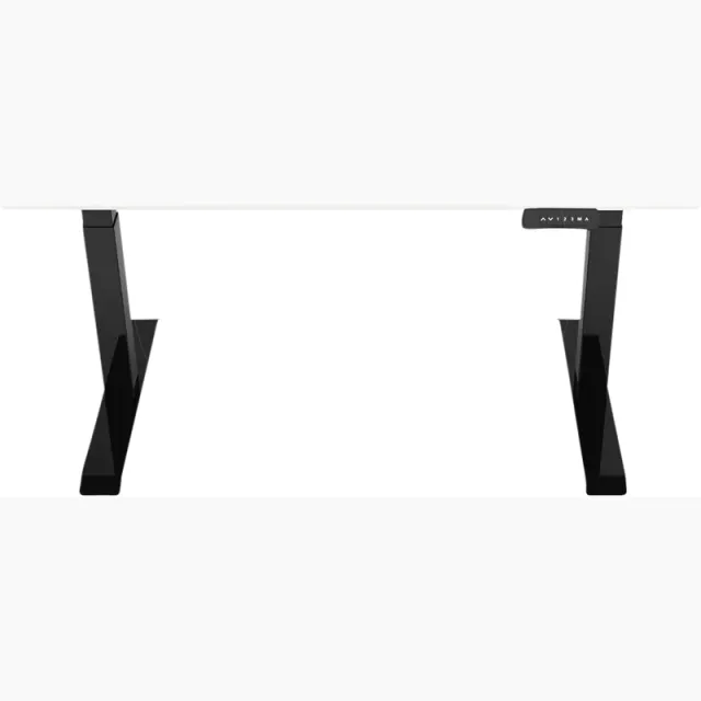 Euroseats Elektrisch Zit Sta Bureau 140 x 80 Zwart/Wit