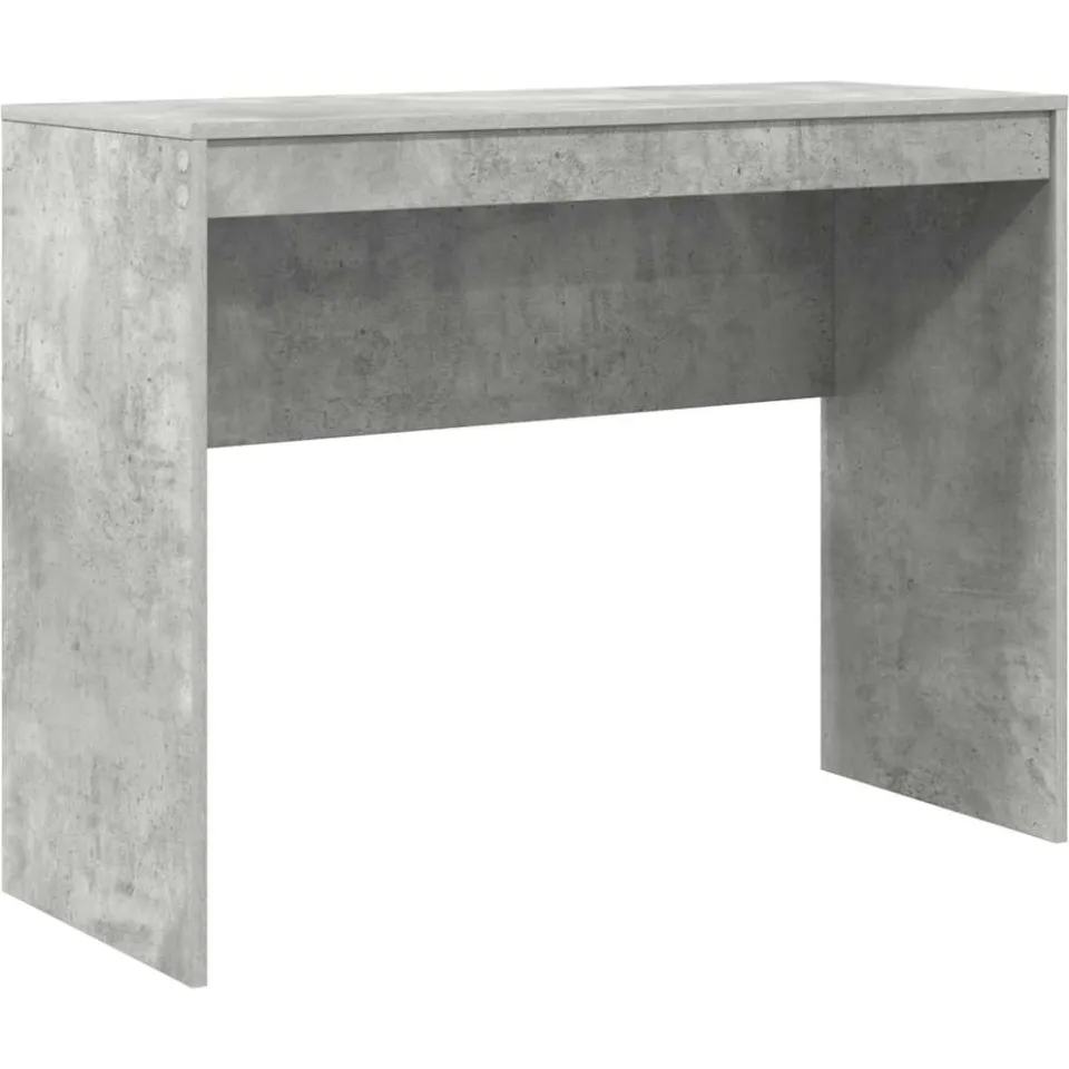vidaXL Bureau Beton Grijs 100 x 40 x 76 cm