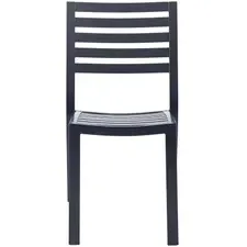 Central Park - Praxis Eigen Merk Central Park Tuinstoel Vina Aluminium Antraciet 61,5x47x85,5cm Zwart