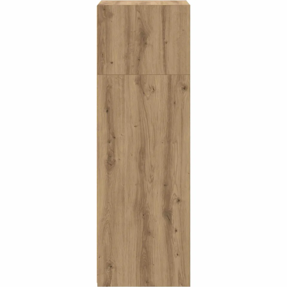 vidaXL Hoge kast Artisanaal eiken 30 x 41 x 124 cm Bewerkt hout, foto 3