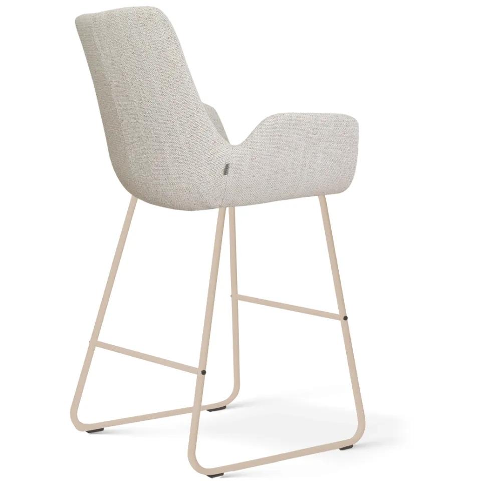 Nolon Nino-Eef barkruk beige gemêleerd - beige onderstel - 65 cm, foto 4