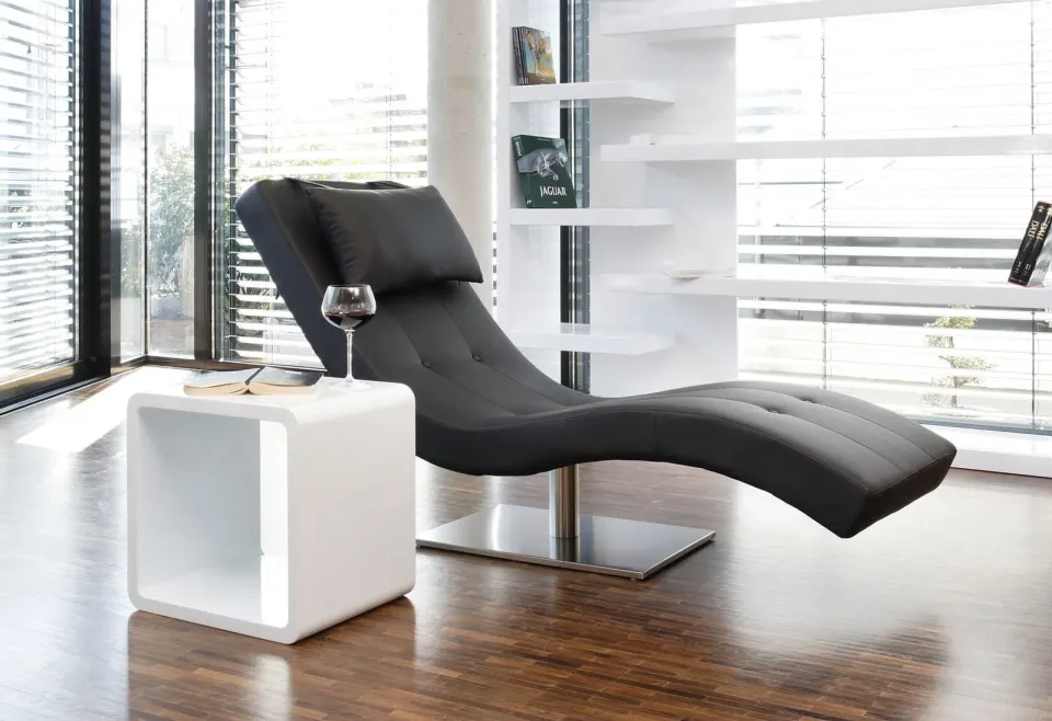 relaxfauteuil Stacey zwart, foto 2